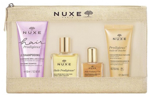 Nuxe Essential Month Toiletry Bag Prodigieux 4 Products