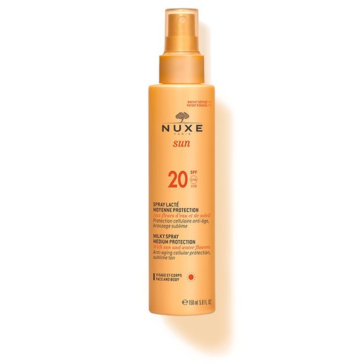 Nuxe Sun Spray Lacte Visage Et Corps Spf 20 150 ML