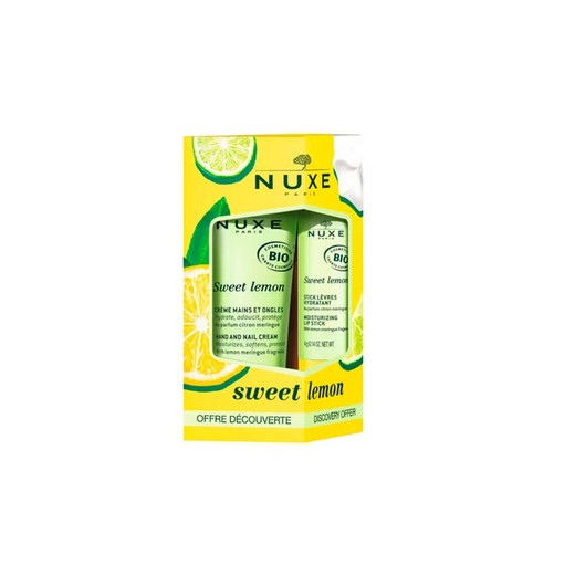 Nuxe Sweet Lemon Pack Crema De Manos Y Labial