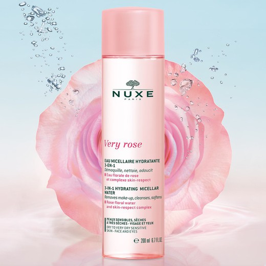 Nuxe Very Rose Eau Micellaire Hydratante Peaux Sèches 200 ml