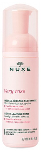 Nuxe Very rose espuma de limpeza suave 150 ml
