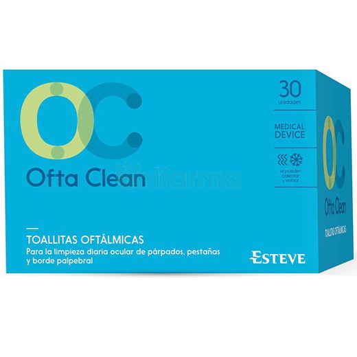 Oftaclean Eye Cleaning Wipes Cold/Heat 30 Wipes