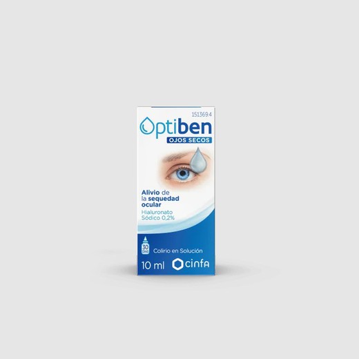 Optiben Dry Eyes Dry Eye Drops 10 ml