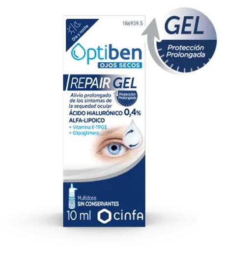 Optiben Dry Eye Repair Gel 10 ml
