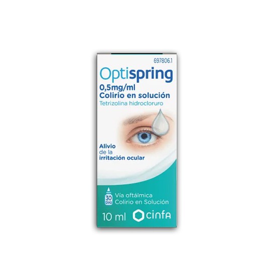 Frasco para irritação ocular Optispring 10 ml