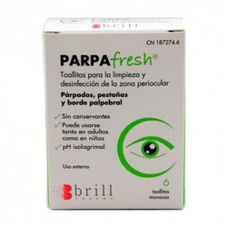 Parpafresh Eyelid Cleaning Wipes 6 U