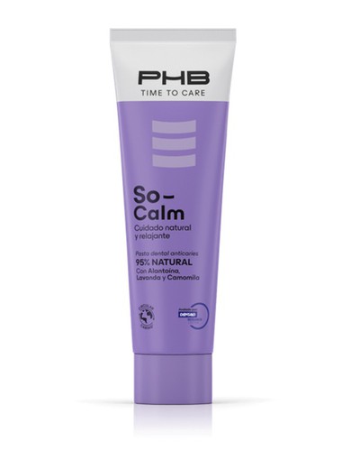 PHB So-Calm Pasta Dentifrica Natural y Relajante Con Alantoina, Lavanda y Camomilla