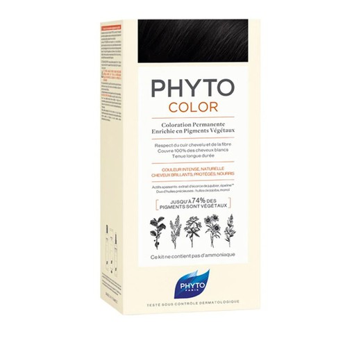 Phyto Kit de Coloración Tinte Permanente