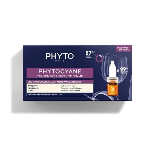 Phyto Phytocyane Queda Progressiva Mulher 12 Ampolas 5ml