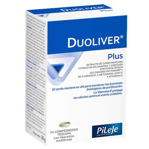 Pileje Duoliver Plus 24 comprimés