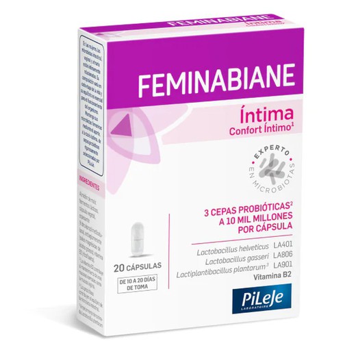 Pileje Feminabiane Íntimo 20 Cápsulas