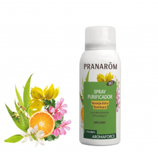 Pranarom Spray Purificador Naranja dulce - Ravintsara - Aire sano 75ml