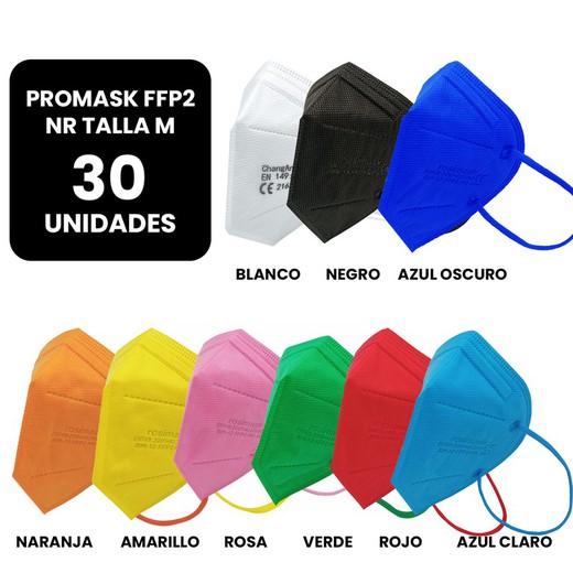 PROMASK 30 Mascarillas FFP2 Talla M 30 u