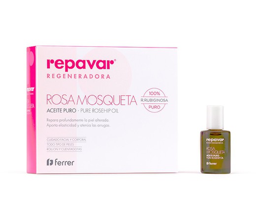 Repavar Huile Pure de Rose Musquée Régénérante 15 ml