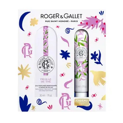 Roger & Gallet Navidad Perfume Feuille De The 30 ml + Crema De Manos