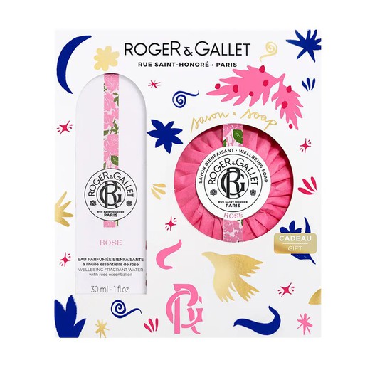 Roger & Gallet Navidad Perfume Rose 30 ml + Jabon Solido