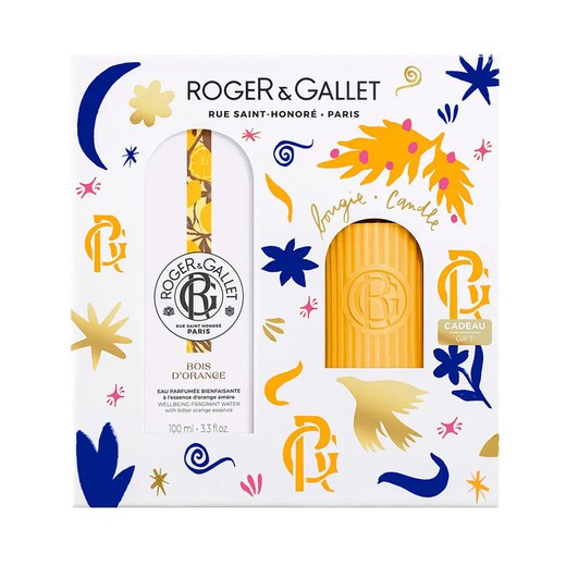 Roger & Gallet Navidad Perfume B.Orange 100 ml +Vela