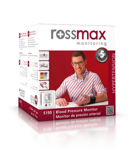Monitor automático de pressão arterial de pulso Rossmax S150