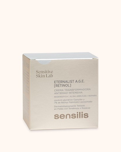 Sensilis Eternalist A.G.E Crème Rétinol 50 ml + Sérum Cadeau SOS 15 ml