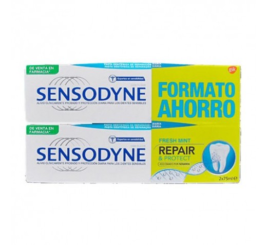 Sensodyne Repair & Protect Fresh Mint Pack Ahorro Pasta