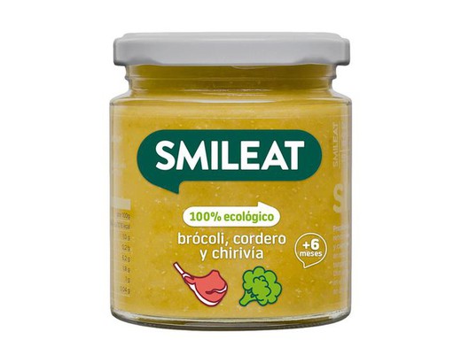 Smileat Brocoli Con Cordero Y Chirivia Ecológico 230g