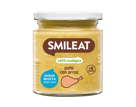 Smileat Pollo Con Arroz Ecológico 230g