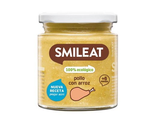 Smileat Poulet Au Riz Bio 230g