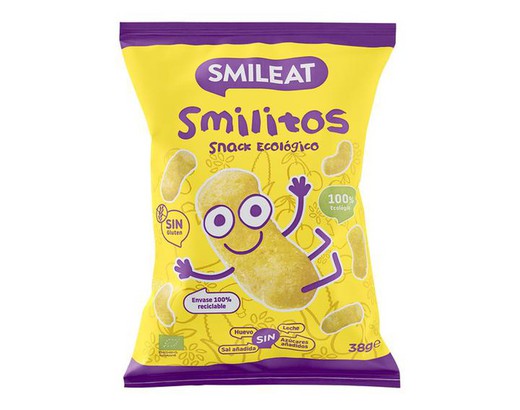 Smileat Smilitos Worms Organic Snack 38g