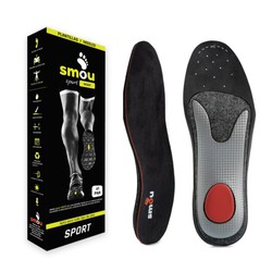 Semelles intérieures en mousse à mémoire de forme Smou Sport Resist pour femmes et hommes sportifs