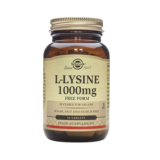 Solgar L-Lysine 1000 mg 50 Tablets