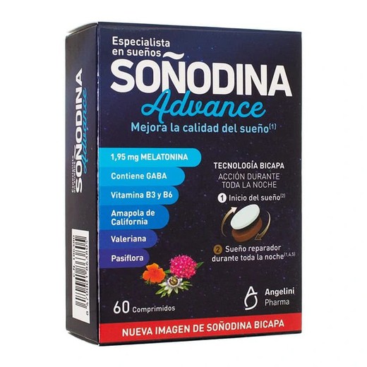 Soñodina Melatonin Bilayer 60 Tablets