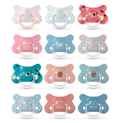 Suavinex Pacifiers Physiological Silicone Prêt-à-porter 4/18 months