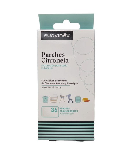 Suavinex Citronella Anti-mosquito Patches 36 Units
