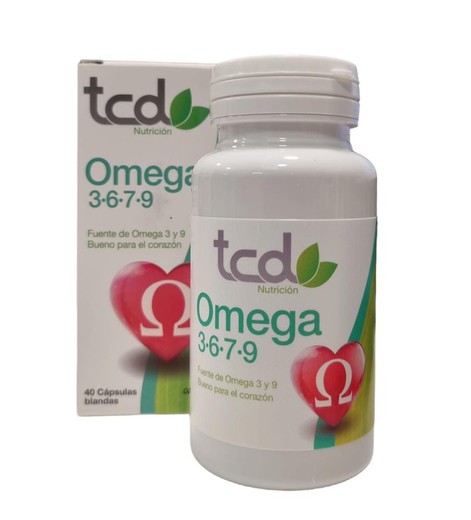 TCD Nutricion Omega 3-6-7-9 40 Cápsulas Blandas