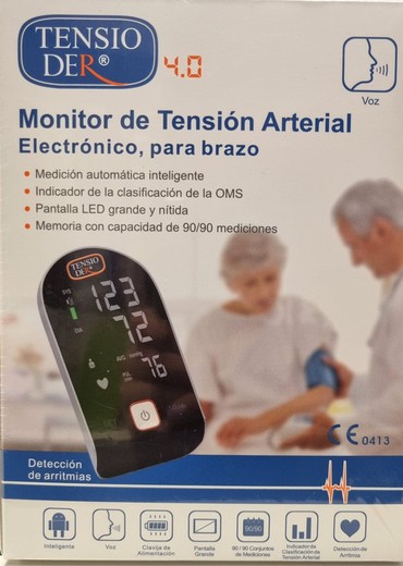 TENSIO DER 4.0 Monitor de tensión Arterial Brazo Con Voz