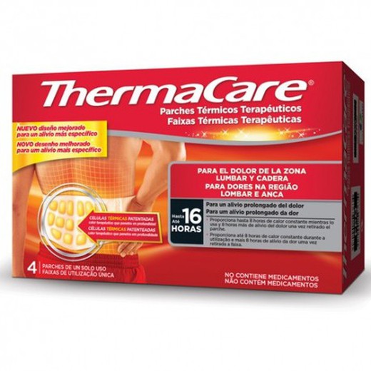 Thermacare Patchs Thermique Zone Lombaire 4 U