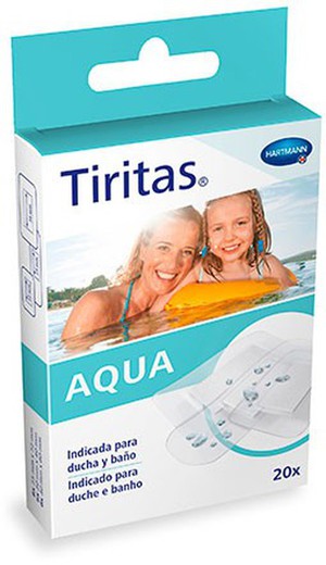 Tiritas Aqua Aposito Adhesivo 3 Tamaños 20 U