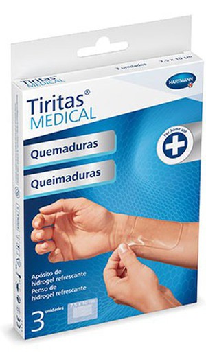 Tiritas® Medical Quemaduras Grandes 10 X 7.5 Cm 3 U