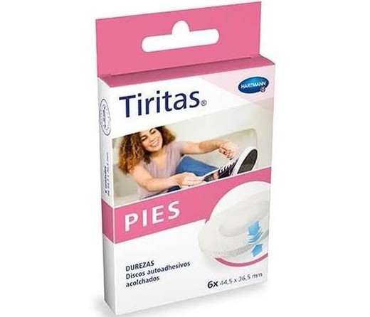 Tiritas Pies Durezas 44.5 X 36.5 Mm 6 u