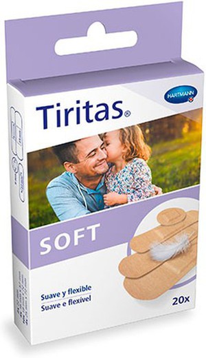 Tiritas Sensitive Aposito Adhesivo 4 Tamaños 20u