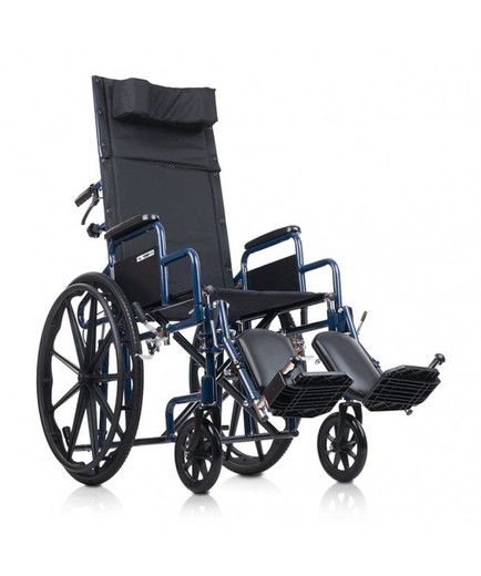 TotalCare Folding Steel Wheelchair with Reclining Backrest PC15 / PC151