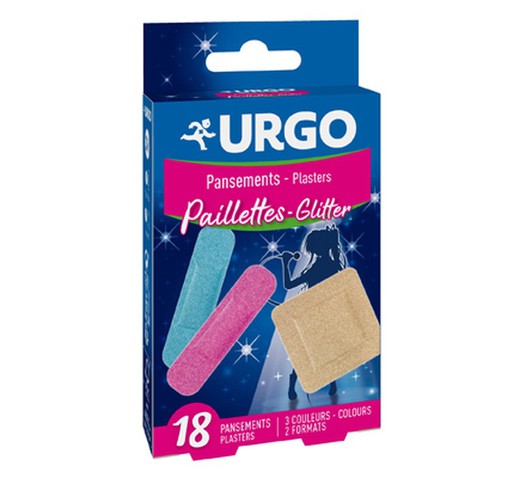 URGO Dressings with Glitter Glitter 18 Strips