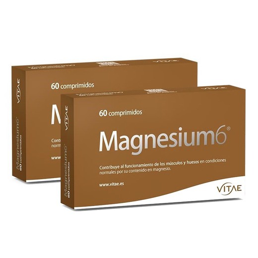 Vitae Pack Magnesium 6 60 Tablets 2 x 60