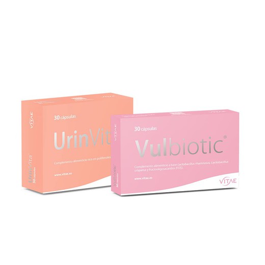 Vitae PACK UrinVita 30 Capsules + Vulbiotic Vaginal Probiotic 30 Capsules