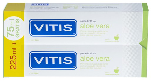 Vitis Aloe Vera Duplo Dentifrice Pomme 100 ml