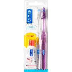 Vitis Cepillo Dental Adulto Medio Duplo