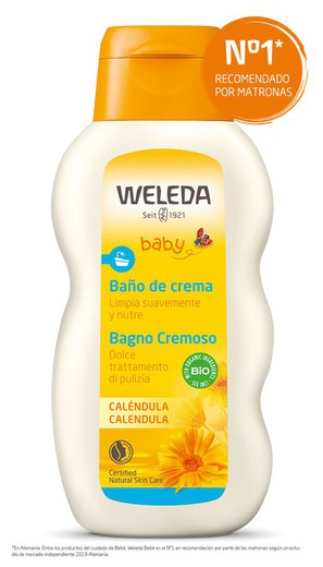 Weleda Baby Baño de Crema de Caléndula 200 ml