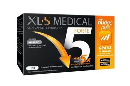 XLS Forte 5 Nudge 180 Capsules