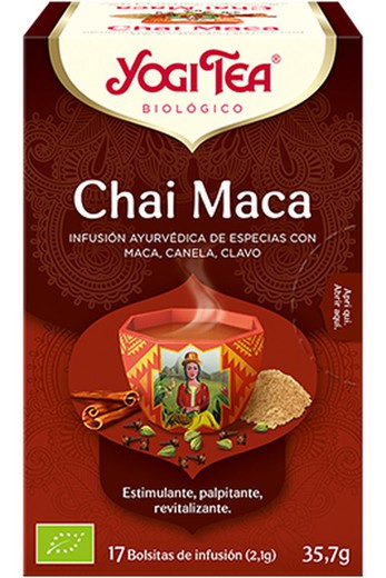 Chá Yogi Chai Maca 17 Sacos