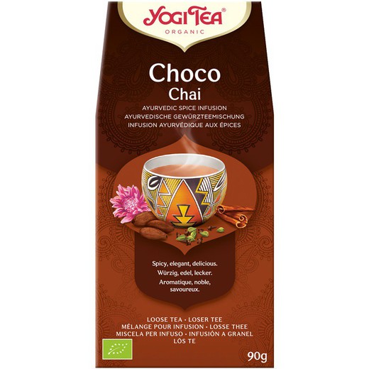 Chá Yogi Choco Chai Infusão a granel 90g